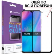 Скло захисне MakeFuture для Huawei P30 Black Full Cover Full Glue (MGF-HUP30) Скло захисне MakeFuture для Huawei P30 Black Full Cover Full Glue (MGF-HUP30)