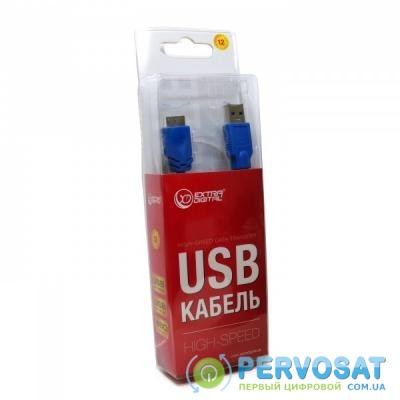 Дата кабель USB 3.0 AM to Micro B 0.5m EXTRADIGITAL (KBU1625)