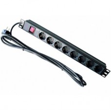 Силовий блок Hypernet 19" 8 розеток, кабель 1.8m алюм. корпус с выключателем (SPP8) Силовий блок Hypernet 19" 8 розеток, кабель 1.8m алюм. корпус с выключателем (SPP8)