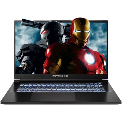 Ноутбук Dream Machines RG5060-17 17.3QHD IPS, Intel i9-14900HX, 32GB, F1TB, NVD5060-8, DOS, чорний