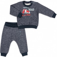 Набір дитячого одягу Breeze "Fast the road" (9527-80B-blue) Набір дитячого одягу Breeze "Fast the road" (9527-80B-blue)