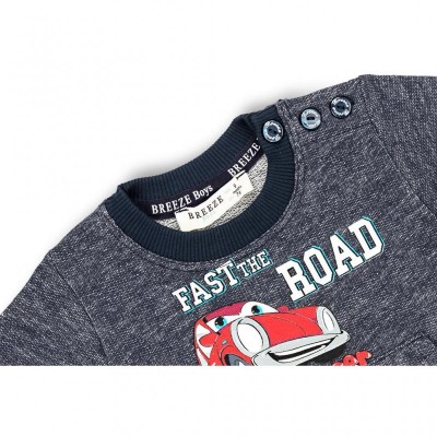Набір дитячого одягу Breeze "Fast the road" (9527-80B-blue)