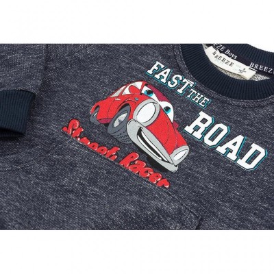 Набір дитячого одягу Breeze "Fast the road" (9527-80B-blue)