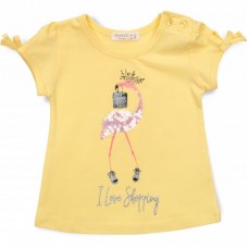 Футболка дитяча Breeze з фламінго (15702-104G-yellow) Футболка дитяча Breeze з фламінго (15702-104G-yellow)