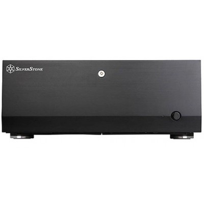 Корпус SilverStone GRANDIA GD07B-C, без БЖ, 1хUSB3.0, 1xUSB Type-C, 3x120мм, VGA 345 мм, HTPC, чорний
