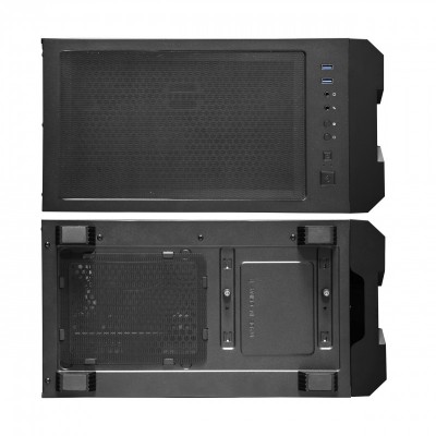Корпус CHIEFTEC Gaming Hunter Tempered Glass Edition,без блока живлення,2xUSB3.0,4xRAINBOW ARGB Fans