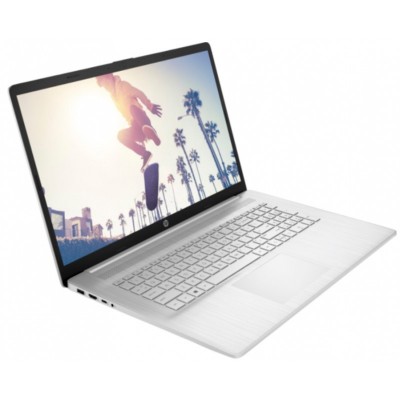 Ноутбук HP 17-cp0004ua 17.3FHD IPS AG/AMD R7 5700U/16/1000+512F/int/DOS/Silver