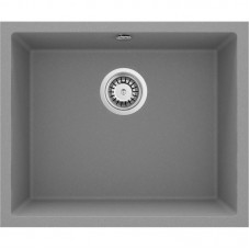 Мийка кухонна Deante Corda, граніт, квадрат, без крила, 550х460х204мм, чаша - 1, врізна, металічний сірий Мийка кухонна Deante Corda, граніт, квадрат, без крила, 550х460х204мм, чаша - 1, врізна, металічний сірий