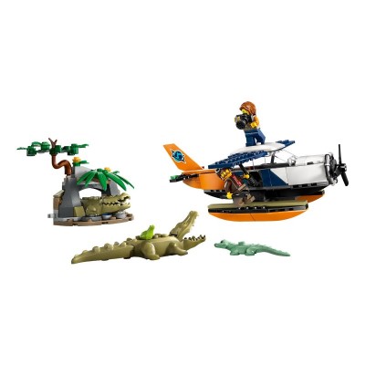 Конструктор LEGO City Водний літак для дослідження джунглів