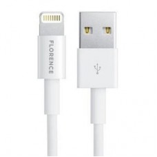 Дата кабель USB 2.0 AM to Lightning 1.0m 2A White Florence (FL-2110-WL) Дата кабель USB 2.0 AM to Lightning 1.0m 2A White Florence (FL-2110-WL)