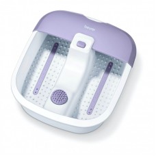 Масажна ванночка Beurer для ніг, від мережі, 3 режими, підтрим. температури води, біло-фіолетовий
