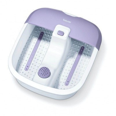 Масажна ванночка Beurer для ніг, від мережі , 1,3кг, 3 режими, підтрим. температури води, біло-фіолетовий