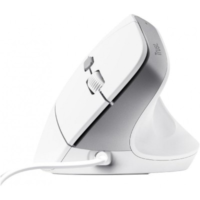 Миша Trust Bayo 2 Ergonomic, USB-A, біла