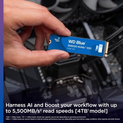 Накопичувач SSD WD M.2 2TB PCIe 4.0 Blue SN5000 Накопичувач SSD WD M.2 2TB PCIe 4.0 Blue SN5000