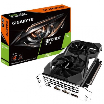 Відеокарта GIGABYTE GeForce GTX1650 4GB GDDR5 128bit DP-HDMIx2 OC