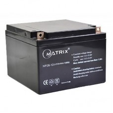 Батарея до ДБЖ Matrix 12V 26AH (NP26-12) Батарея до ДБЖ Matrix 12V 26AH (NP26-12)