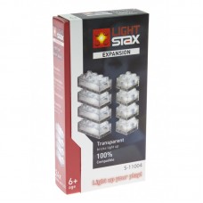 Цеглинки 4х2 та 2х2 LIGHT STAX з LED підсвіткою 8 шт. Transparent Цеглинки 4х2 та 2х2 LIGHT STAX з LED підсвіткою 8 шт. Transparent