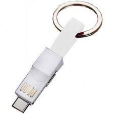 Дата кабель USB 2.0 AM to Lightning + Micro 5P + Type-C 0.13m white XoKo (SC-301-WH) Дата кабель USB 2.0 AM to Lightning + Micro 5P + Type-C 0.13m white XoKo (SC-301-WH)