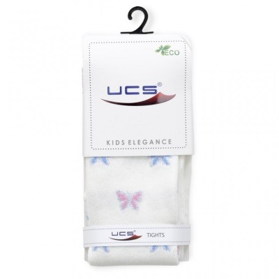 Колготки UCS SOCKS з метеликами (M0C0301-2110-3G-white)