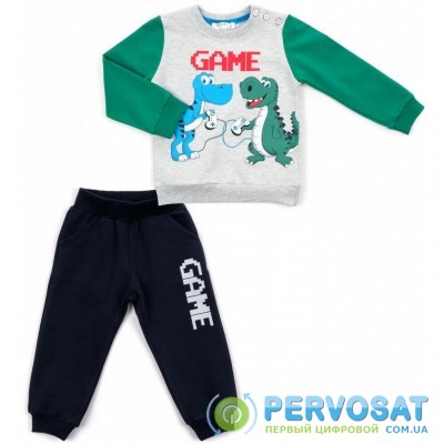 Набор детской одежды Breeze "GAME" (14435-92B-gray)