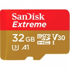 Карта пам'яті SanDisk 32GB microSDHC class 10 UHS-I A1 V30 Extreme (SDSQXAF-032G-GN6GN) Карта пам'яті SanDisk 32GB microSDHC class 10 UHS-I A1 V30 Extreme (SDSQXAF-032G-GN6GN)