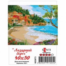 Картина по номерам Santi Лазурний берег 40х50 см (953973) Картина по номерам Santi Лазурний берег 40х50 см (953973)