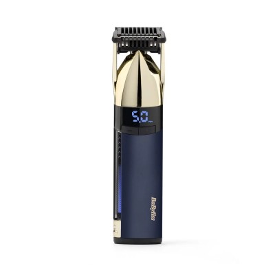 Тример Babyliss Super-X Metal Series Navy&Gold Edition, для голови, вусів та бороди, акум., насадок-1, кейс, сталь, синьо-золотий Тример Babyliss Super-X Metal Series Navy&Gold Edition, для голови, вусів та бороди, акум., насадок-1, кейс, сталь, синьо-золотий
