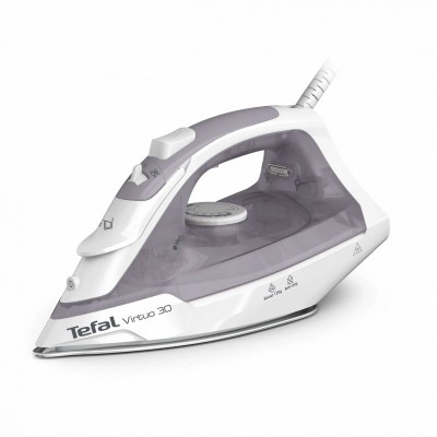 Праска Tefal Virtuo 30, 2000Вт, 240мл, паровий удар -120гр, постійна пара - 27гр, керам. підошва, сіро-фіолетовий