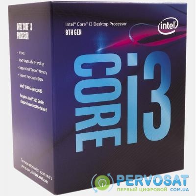 Процессор INTEL Core™ i3 8100 (BX80684I38100)