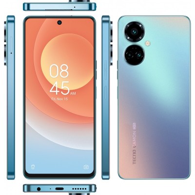 Смартфон TECNO Camon 19 Pro (CI8n) 8/128Gb NFC 2SIM Polar Blue