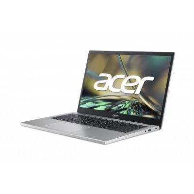 Ноутбук Acer Aspire 3 A315-510P 15.6&quot; FHD IPS, Intel i3-N305, 16GB, F512GB, UMA, Lin, сріблястий