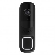 Відеодзвінок Ajax Doorbell, універсальне встановлення, 4 мп, 155° вертикальний 90° горизонтальний, іч 6м, дальнісь виявлення руху 4м, штучний інтелект, wi-fi, чорний Відеодзвінок Ajax Doorbell, універсальне встановлення, 4 мп, 155° вертикальний 90° горизонтальний, іч 6м, дальнісь виявлення руху 4м, штучний інтелект, wi-fi, чорний