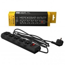 Мережевий фільтр живлення LogicPower LP-X5 PREMIUM, 3m black (9584) Мережевий фільтр живлення LogicPower LP-X5 PREMIUM, 3m black (9584)