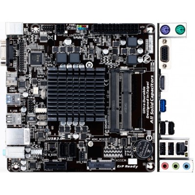 Материнська плата GIGABYTE GA-J1800N-D2H CPU Celeron Dual-Core (2.41GHz) 2xDDR3(SO) VGA-HDMI mITX