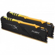 Модуль пам'яті для комп'ютера DDR4 16GB (2x8GB) 2666 MHz HyperX Fury Black RGB Kingston Fury (ex.HyperX) (HX426C16FB3AK2/16) Модуль пам'яті для комп'ютера DDR4 16GB (2x8GB) 2666 MHz HyperX Fury Black RGB Kingston Fury (ex.HyperX) (HX426C16FB3AK2/16)