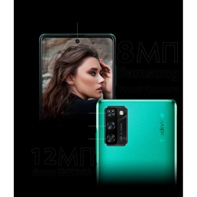 Смартфон Blackview A100 6.67" 6/128GB, 2SIM, 4680mAh, Galaxy Blue UA