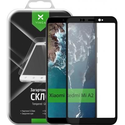 Скло захисне Vinga для Xiaomi Redmi Mi A2 (Black) (VTPGS-MI6X)
