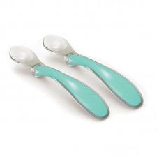 Дитяча ложечка Nuvita Easy Eating Cool 6міс+, силіконова, 2шт, зелений Дитяча ложечка Nuvita Easy Eating Cool 6міс+, силіконова, 2шт, зелений