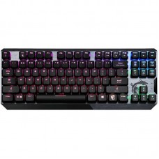 Клавіатура механічна MSI VIGOR GK50 LOW PROFILE TKL UA 104key, Kailh White, USB-A, EN/UKR/RU, RGB, чорний Клавіатура механічна MSI VIGOR GK50 LOW PROFILE TKL UA 104key, Kailh White, USB-A, EN/UKR/RU, RGB, чорний