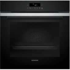 Духова шафа Siemens електрична, 71л, A+, дисплей, конвекція, піроліз, телескопічні направляючі, нержавіюча сталь Духова шафа Siemens електрична, 71л, A+, дисплей, конвекція, піроліз, телескопічні направляючі, нержавіюча сталь