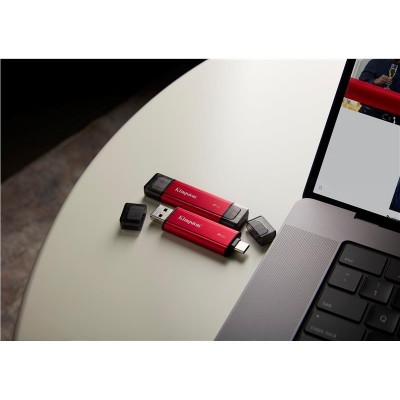 Портативний SSD Kingston 1TB USB 3.2 Gen 2 Dual USB-A R1050/W950MB/s