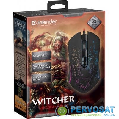 Мышка Defender Witcher GM-990 RGB Black (52990)