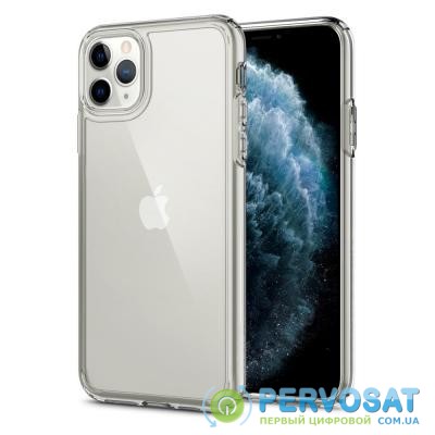 Чехол для моб. телефона Spigen iPhone 11 Pro Max Ultra Hybrid, Crystal Clear (075CS27135)