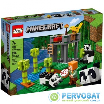 Конструктор LEGO Minecraft Питомник панд 204 детали (21158)