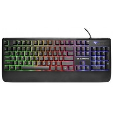 Клавіатура мембранна 2E GAMING KG325 104key, USB-A, EN/UA/RU, LED, чорний