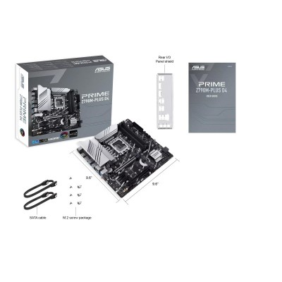 Материнcька плата ASUS PRIME Z790M-PLUS D4 s1700 Z790 4xDDR4 M.2 HDMI-DP mATX