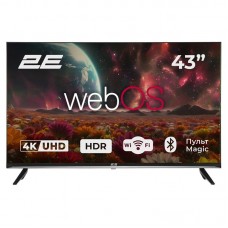 Телевізор 43" 2E LED 4K 60Hz Smart WebOS Black Телевізор 43" 2E LED 4K 60Hz Smart WebOS Black