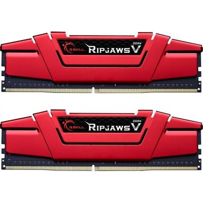 Модуль памяти для компьютера DDR4 32GB (2x16GB) 3000 MHz Ripjaws V Red G.Skill (F4-3000C16D-32GVRB)