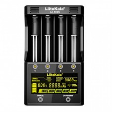 Зарядний пристрій для акумуляторів LiitoKala 4 Slots, LCD дисплей, Li-ion/Ni-MH/Ni-Cd/AA/ААA/AAAA/С (Lii-500S)