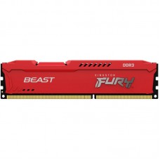 Пам'ять до ПК Kingston DDR3 1866 8GB KIT (4GBx2) 1.5V FURY Beast Red